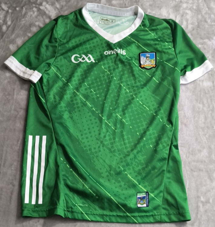 Cuimhnigh ar Luimneach GAA O’Neills Jersey T-Shirt Gaelic Sport Ireland Size S