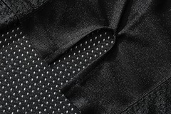 Unisex Blank Football Jersey Mesh Athletic Football Shirt X-Large Black