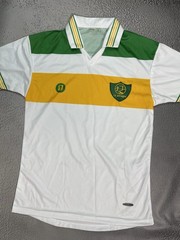 New O’Neills Offaly GAA GEALIC Football White Jersey Size Small