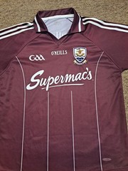 Vintage O’Neills Galway GAA Jersey 2010 Ireland Supermacs Koolite Shirt Large L