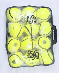 Hurling Wall Balls Sliotars Yellow Color GAA Official Size 5 Balls (12 Sliotars)