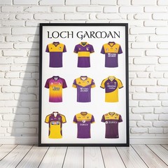 Irish Gaelic Football and Hurling GAA County Poster, A History of each County