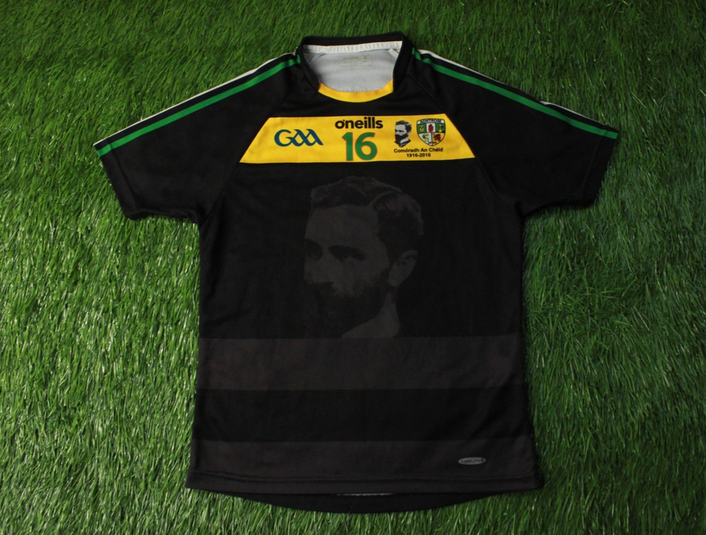 ANTRIM GAA ROGER CASEMENT 2016 GAELIC IRELAND SOCCER MEN SHIRT JERSEY O’NEILLS S
