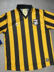 New GAA O’Neills Kilkenny Yellow Black Striped Retro Jersey 1992 Size XL