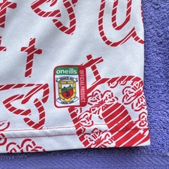 O’Neills Mayo GAA Gaelic Football Jersey White/Red/Black XL Polyester Breathable