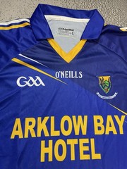 New 2014/15 Wicklow GAA Blue Jersey O’Neills Football Size Large