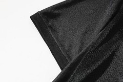 YWIES Blank Football Jersey Mesh Athletic Football Shirt Practice Medium Black