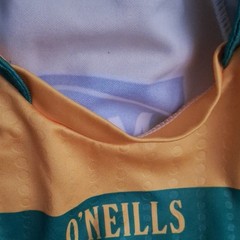 O’Neills Donegal Gaelic Football Jersey Yellow Green Breathable Polyester