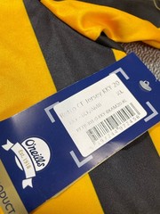 New GAA O’Neills Kilkenny Yellow Black Striped Retro Jersey 1992 Size XL