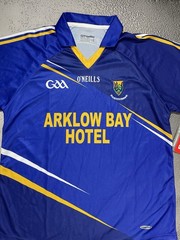 New 2014/15 Wicklow GAA Blue Jersey O’Neills Football Size Large