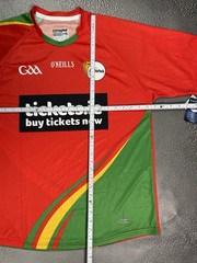 New 2015 Carlow GAA Red Green Jersey Shirt Size XL