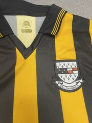 New GAA O’Neills Kilkenny Yellow Black Striped Retro Jersey 1992 Size Medium