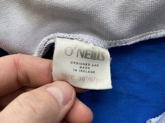 GAA MATCH WORN #10 GAELIC SHIRT JERSEY O’NEILLS sz 38 MEN BLUE