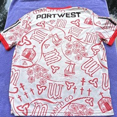 O’Neills Mayo GAA Gaelic Football Jersey White/Red/Black XL Polyester Breathable