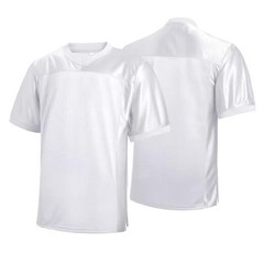 Blank Football Jersey,Football Jerseys for Men Unisex Classic XX-Large White