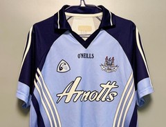 ATH CLIATH DUBLIN EIRE 2007/2008 SHIRT JERSEY O`NEILLS GAELIC SIZE L BLUE