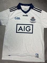 GAA O’Neills Dublin GAA White Jersey T-Shirt Size Small