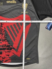 New O’NEILLS GEALIC 1916 Commemoration Jersey Football Black Jersey Size Small