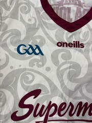 O’Neills Galway GAA 2025 Goalkeeper Jersey Mens Large Gray White Football Sports