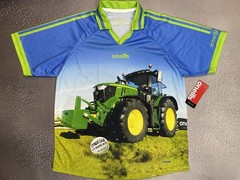 New O’Neills Men’s Green Machine!! Ploughing Jersey Multi Size XL
