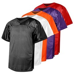 Blank Football Jersey,90s Hip Hop Sports Mesh Practice Plain Small Black