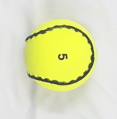 Hurling Wall Balls Sliotars Yellow Color GAA Official Size 5 Balls (12 Sliotars)