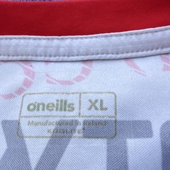 O’Neills Mayo GAA Gaelic Football Jersey White/Red/Black XL Polyester Breathable