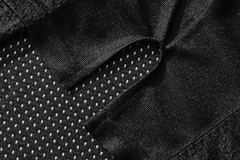YWIES Blank Football Jersey Mesh Athletic Football Shirt Practice Medium Black