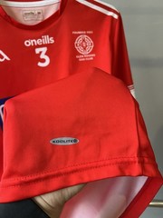 2022/23 GAA GLEN ROVERS #3 MATCH WORN PLAYER ISSUED HOME JERSEY O’NEILLS SHIRT M