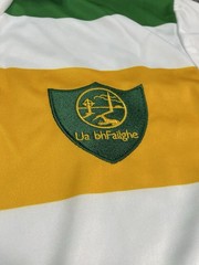 New O’Neills Offaly GAA GEALIC Football White Jersey Size Small