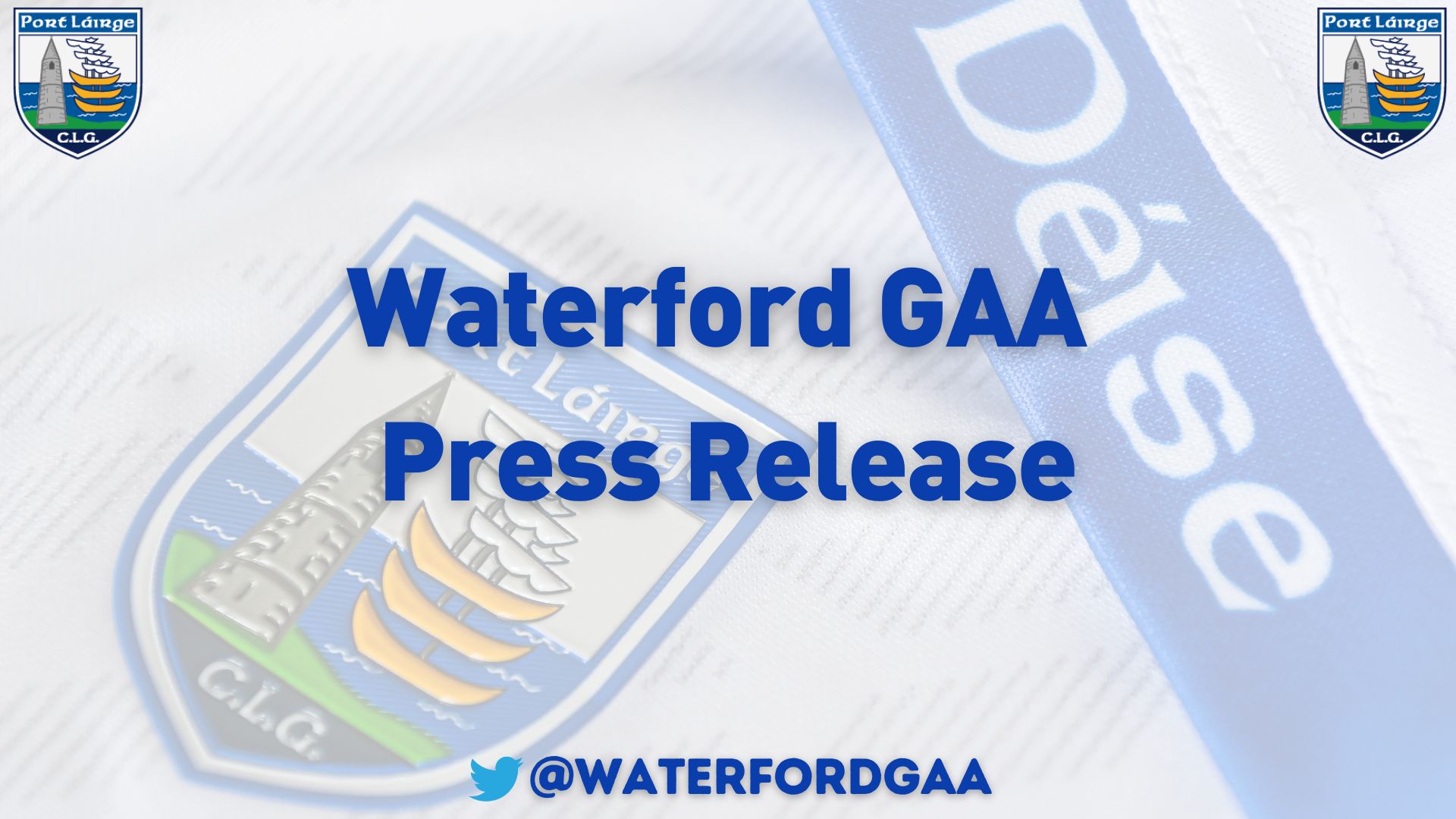 Waterford sales gaa jersey